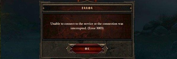 diablo 3 error