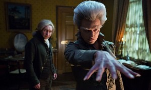 Programme Name: Jonathan Strange & Mr Norrell - TX: n/a - Episode: Ep1 (No. 1) - Picture Shows: (L-R) Mr Norrell (EDDIE MARSAN), The Gentleman (MARC WARREN) - (C) JSMN Ltd - Photographer: Matt Squire