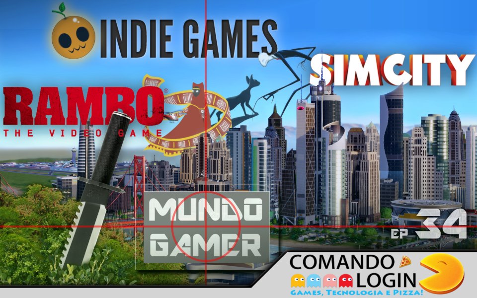 Mundo Gamer ep 34 - Sim City, Rambo e Indie Games Sobre outros podcasts
