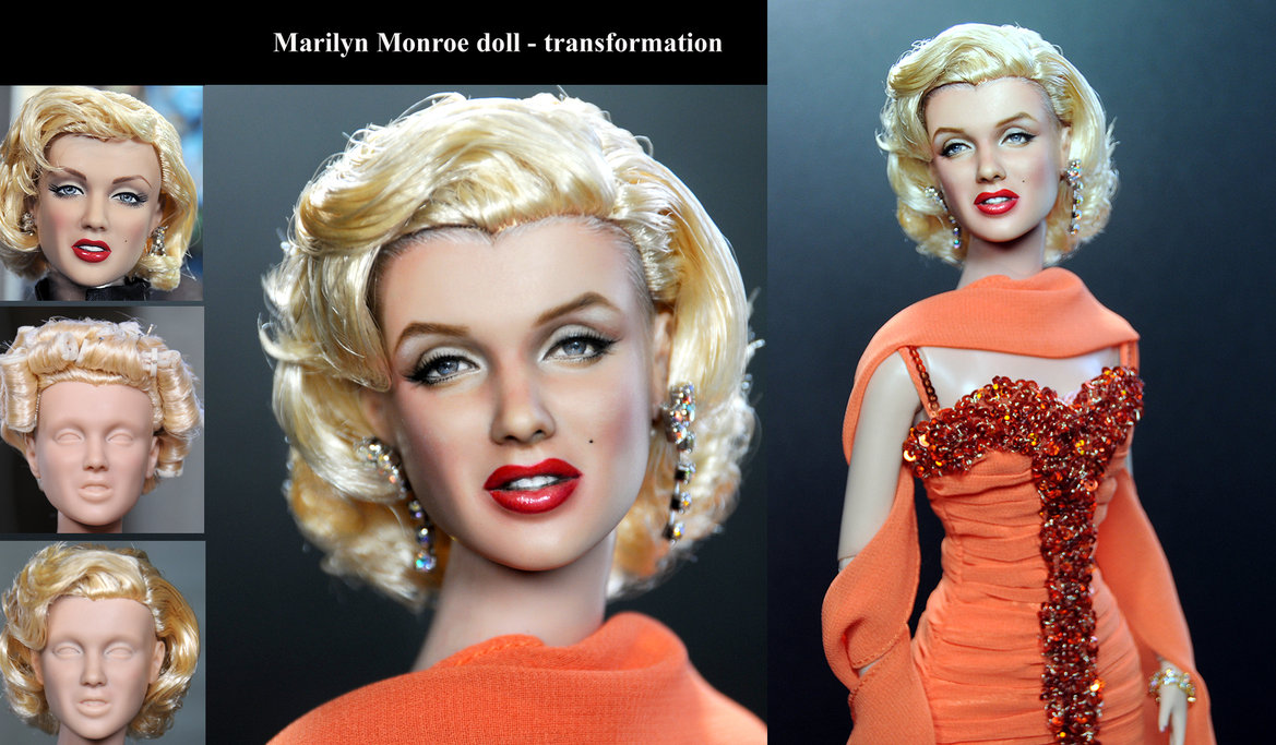 marilyn_monroe_custom_doll_repaint_transformation_by_noeling-d5venmu