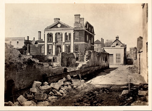 Ruins of the Pinckney Mansion, Charleston S.C. (1865) George N. Barnard